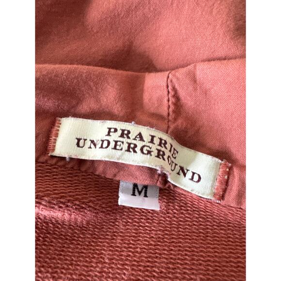 PRAIRIE UNDERGROUND Guinevere Hoodie Clay Red Orange Medium - Picture 3 of 9